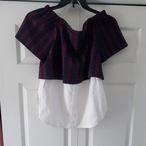 SOULMATES NAVY AND RED TOP